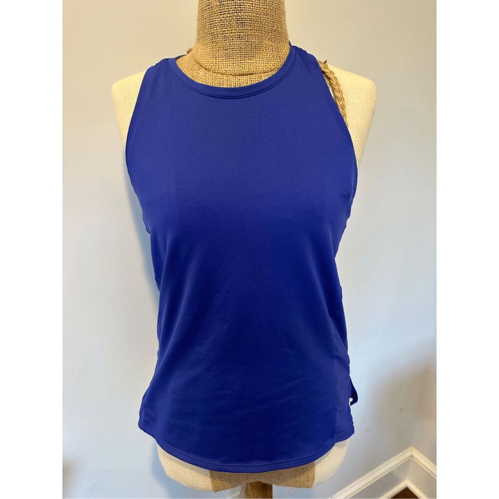 Zella mesh back active tank top - sz X-Small- cobalt blue XS